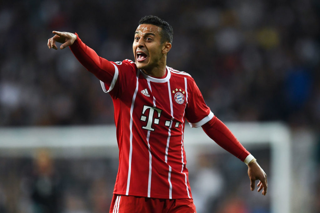 Liverpool open talks with Bayern Munich over Thiago's signing