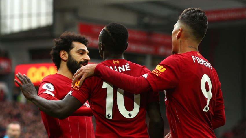 10cm Liverpool Football Star Salah/Mane/Firmino Action Figures 