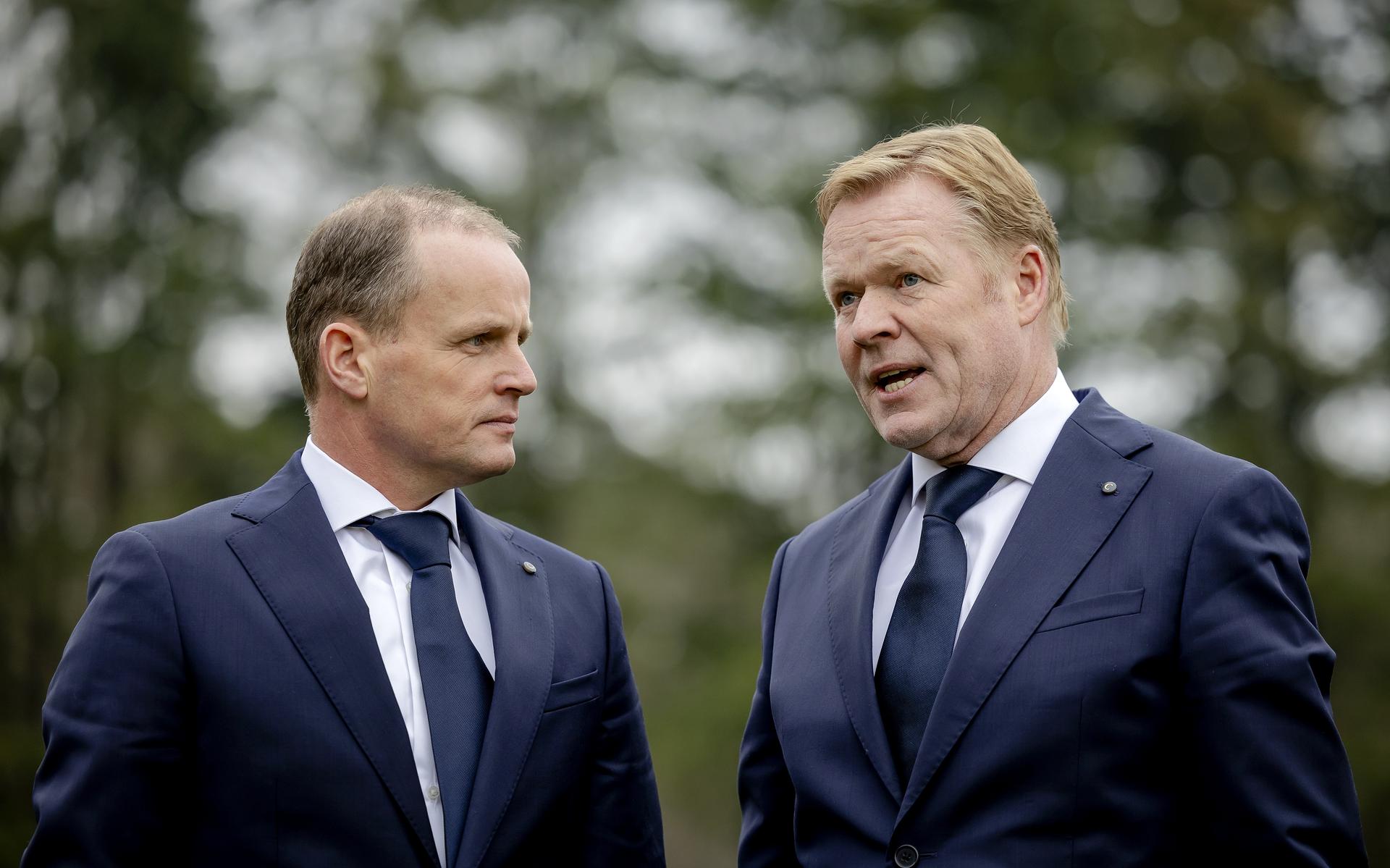 Sipke Hulshof and Ronald Koeman